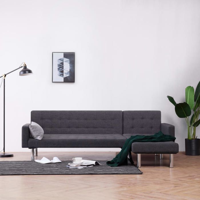 Produit similaire: Canapé-lit en forme de L gris foncé polyester 282304