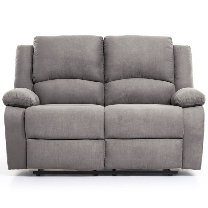 Produit similaire: Canapé Relaxation 2 places en microfibre LEO - Gris - L143 x 93 x 96cm - LOUNGITUDE