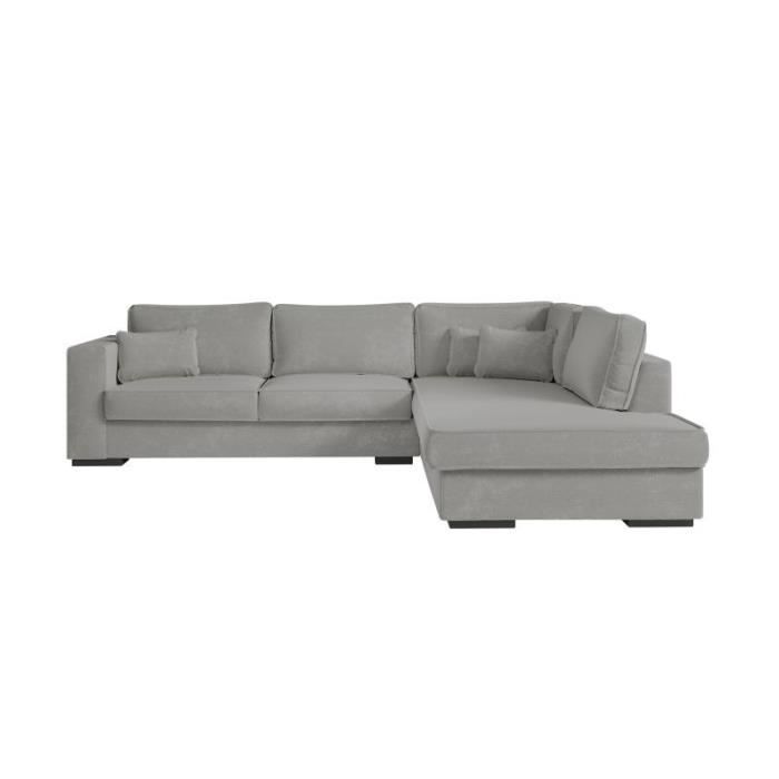 Produit similaire: Canapé d'angle droit XXL BELAMI 6 places en tissu - Gris clair - L303 x 228 x 86cm - LOUNGITUDE