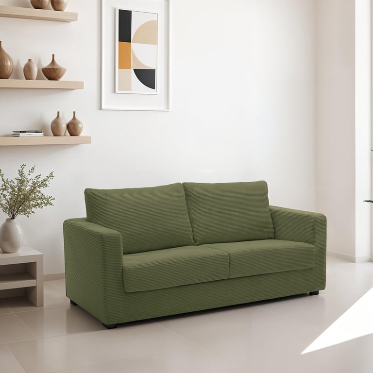 Produit similaire: Silvia - Canapé convertible velours côtelé Vert