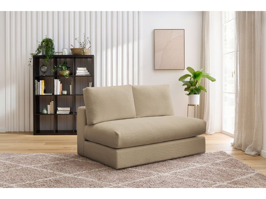 Produit similaire: Chauffeuse 2 places pour canapé modulable PARIS tissu bouclette marron BOBOCHIC 2 places