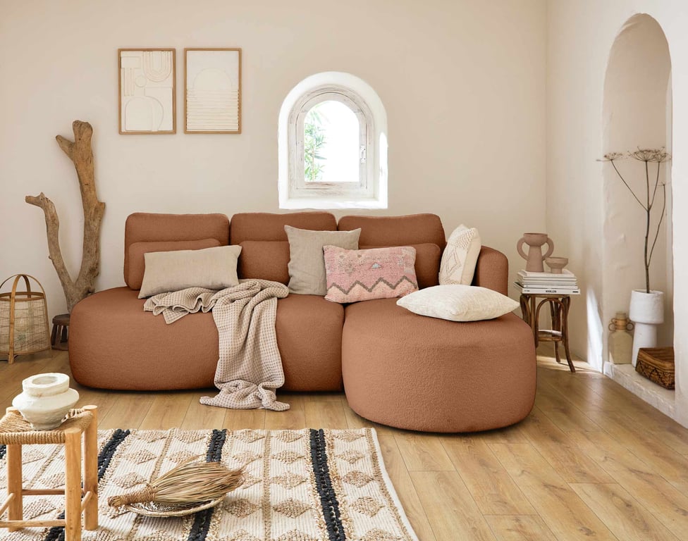 Produit similaire: mahina - Canapé bouclette Orange