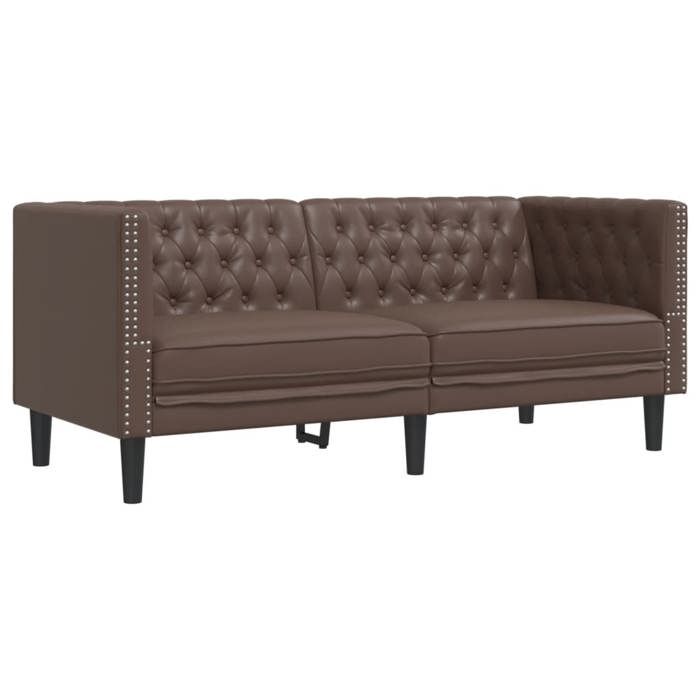 Produit similaire: Canapé à 2 places - Chesterfield - UU - marron similicuir C15
