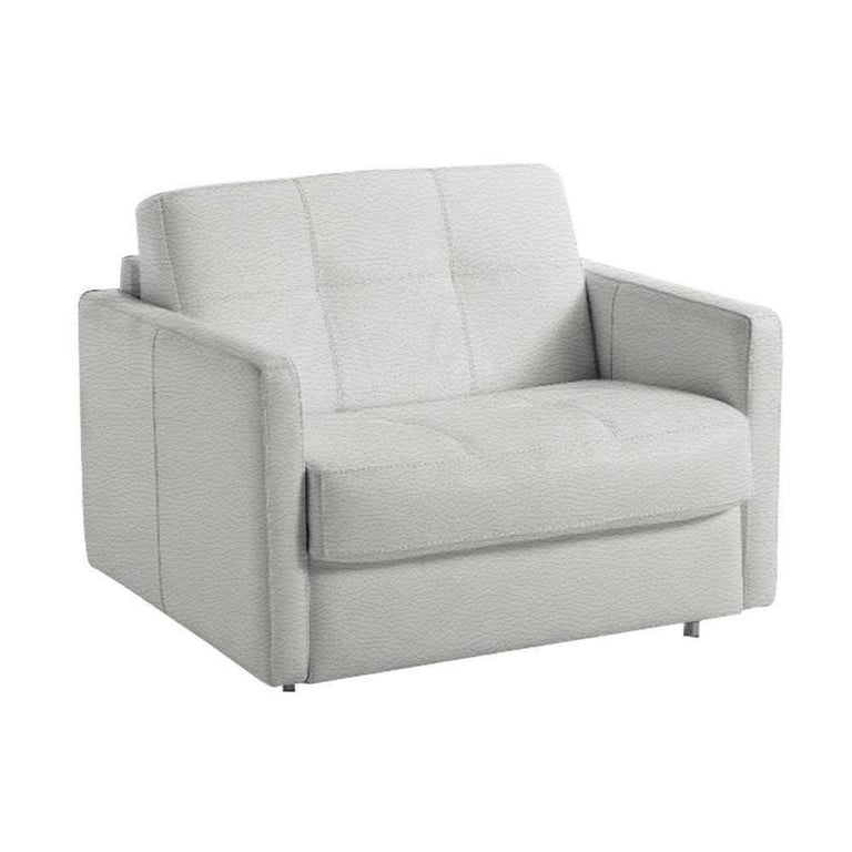 Produit similaire: Fauteuil convertible express CUBE couchage 75* 197*16cm cuir vachette blanc cassé