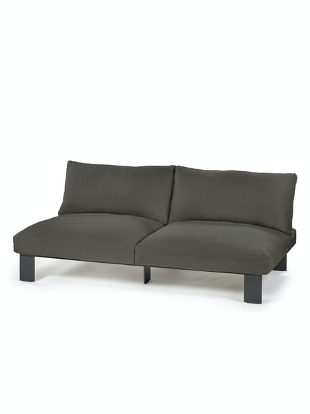 Bench - Canapé 2 places tissu noir