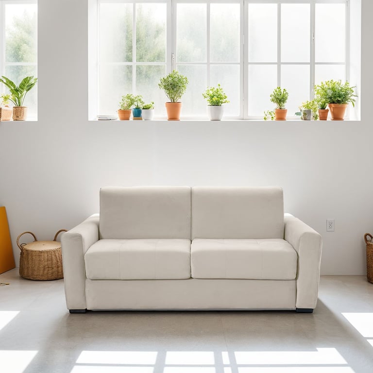 Produit similaire: andrea - Canapé convertible velours Beige