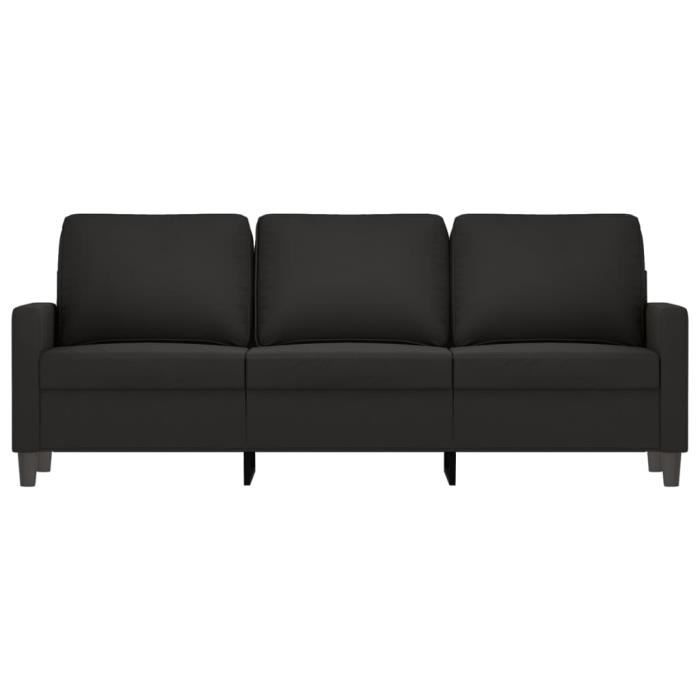 Produit similaire: CUQUE Canapé à 3 places Noir 180 cm Velours 111607