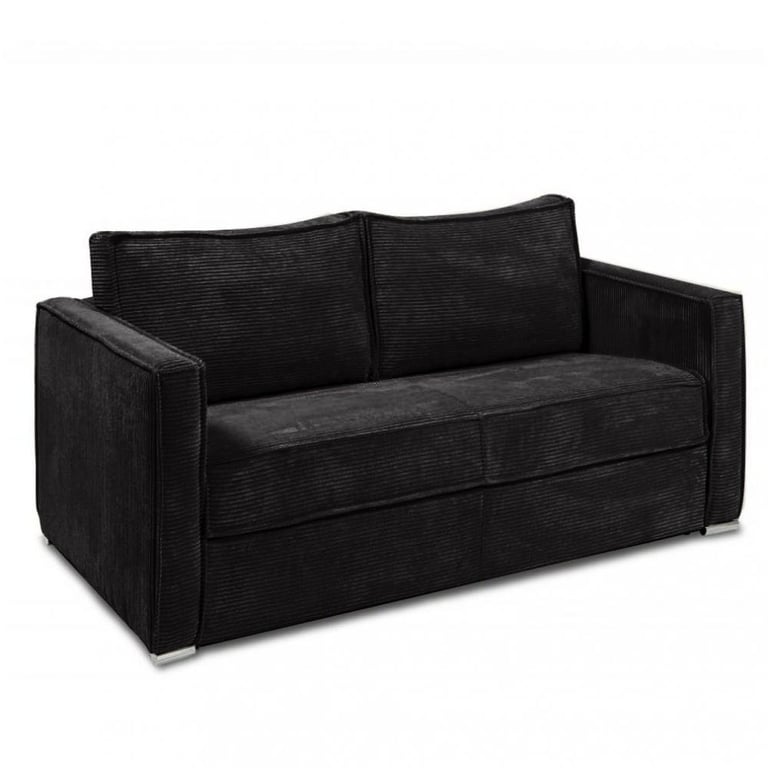 Produit similaire: Canapé convertible express 120  ARLES matelas mémory 22cm sommier lattes velours côtelé rose