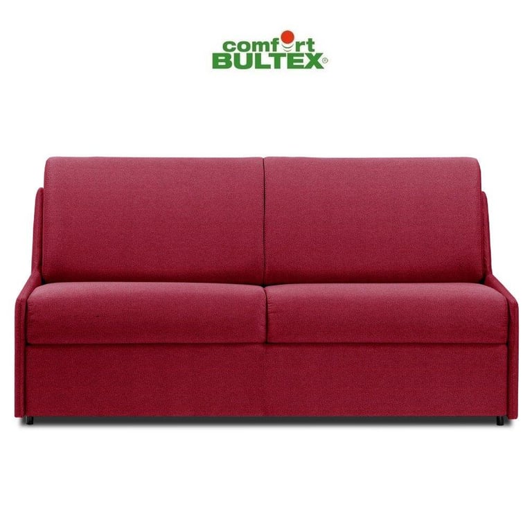 Canapé convertible express COMPACTO matelas 120cm comfort BULTEX neo rouge