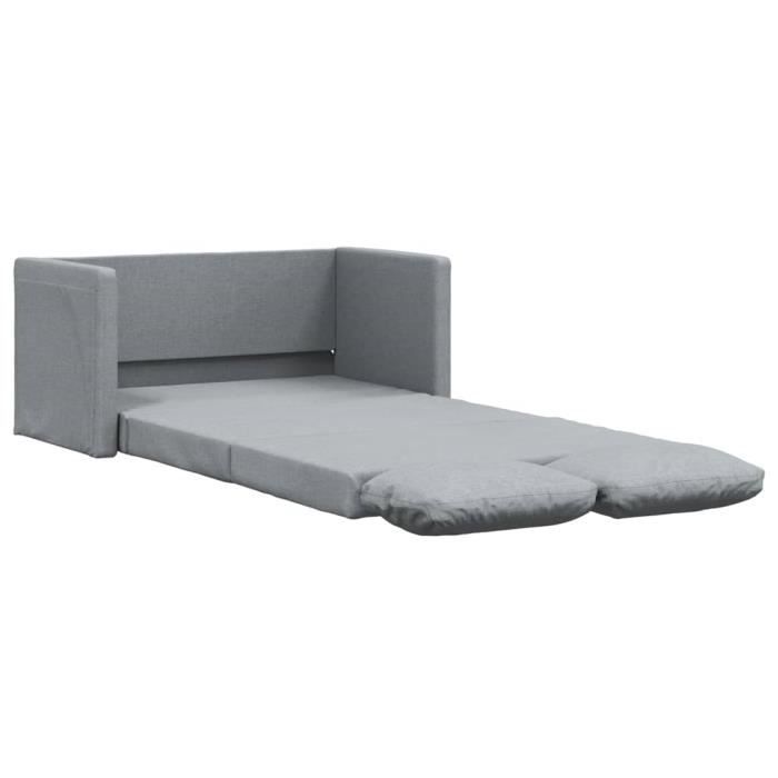 Produit similaire: Canapé-lit 2 en 1 gris clair 112x174x55 cm tissu55 [cm]
