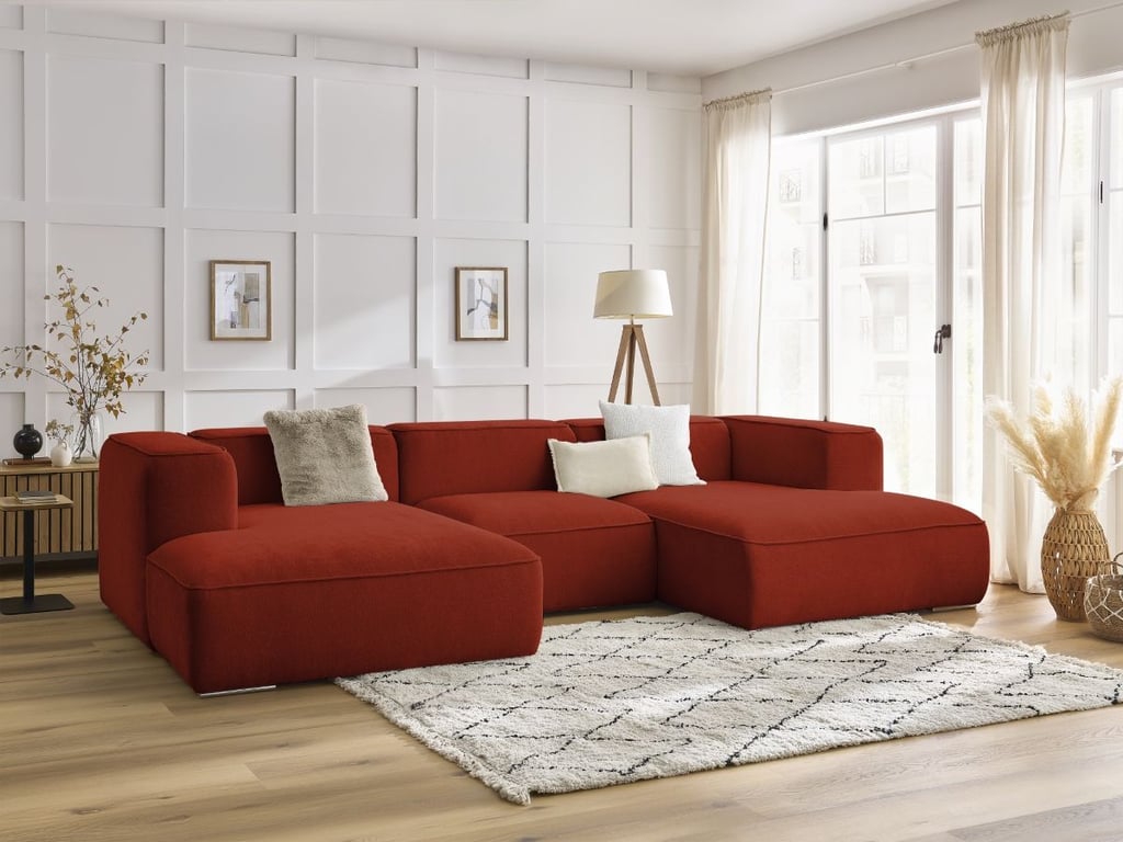 Produit similaire: Canapé panoramique fixe ZEPHYR orange BOBOCHIC 4 places