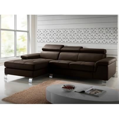 Produit similaire: Canapé d'angle cuir MISHIMA - Chocolat - Angle gau