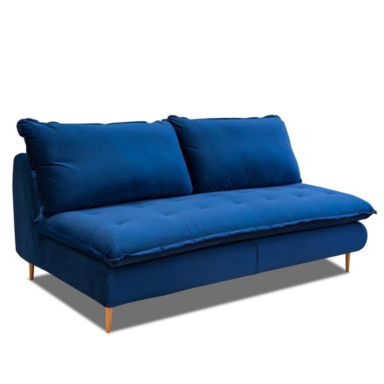 Produit similaire: LISBONNE - Canapé velours bleu