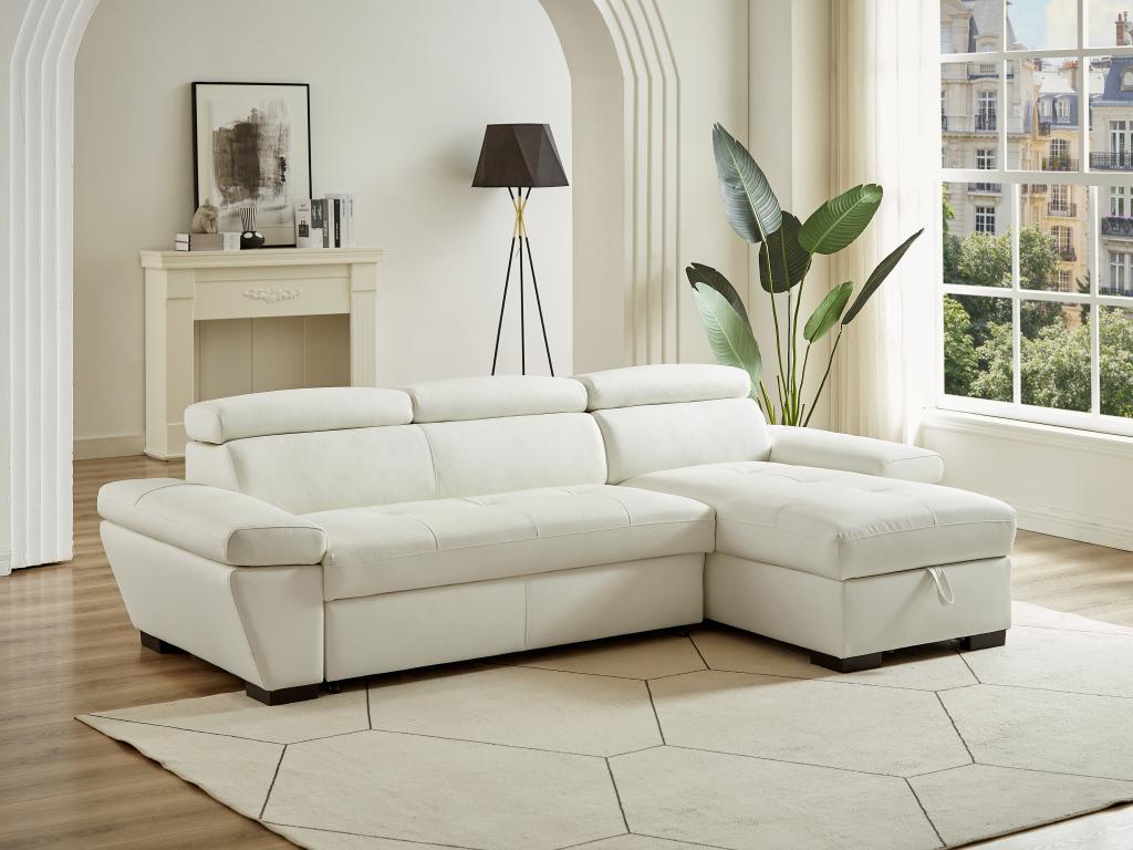 Produit similaire: Jonova - Canapé relax convertible Blanc