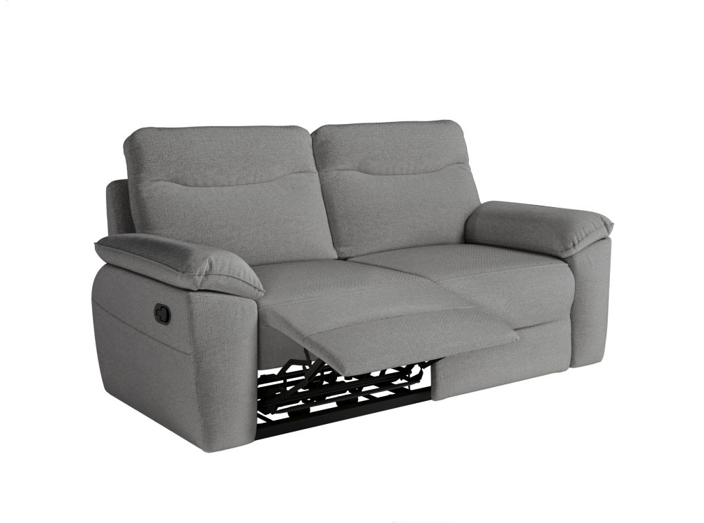 Produit similaire: Canapé de relaxation manuel ROSS 3 places en tissu