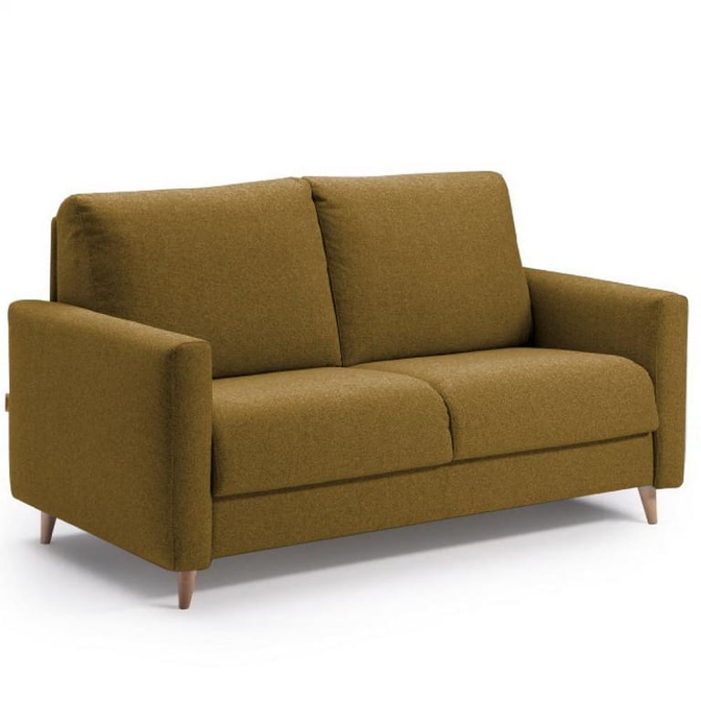 Produit similaire: Canapé convertible express 140  ARLES matelas mémory 22cm sommier lattes velours côtelé marron