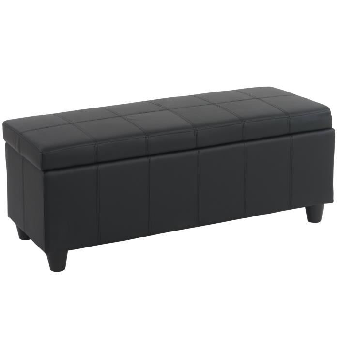 Produit similaire: Coffre de rangement Kriens - Kriens - 114x45x45cm - Similicuir - Noir mat
