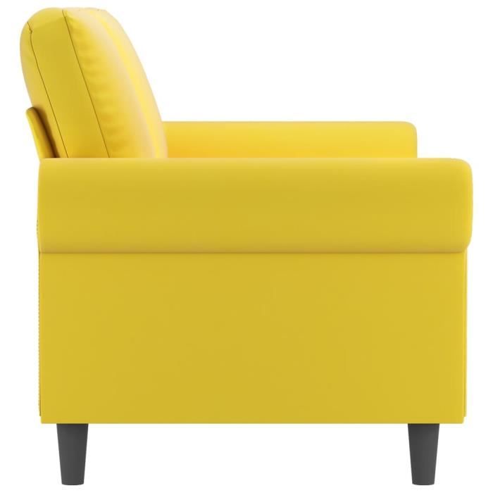 Produit similaire: SALUTUYA Canapé à 2 places Jaune 140 cm Velours -QPI17603