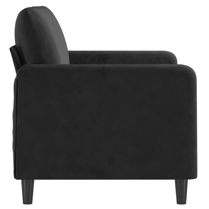 Produit similaire: Canapé à 2 places Noir 120 cm Velours Qqmora xY5883