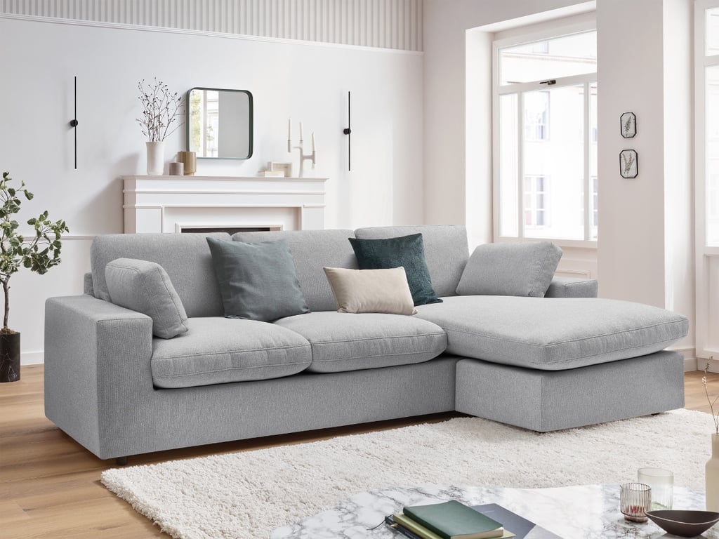 Produit similaire: Belair canapé d'angle réversible compact 3 places gris clair