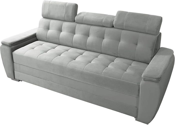 Canapé Diana convertible gris - Vue supplémentaire 1