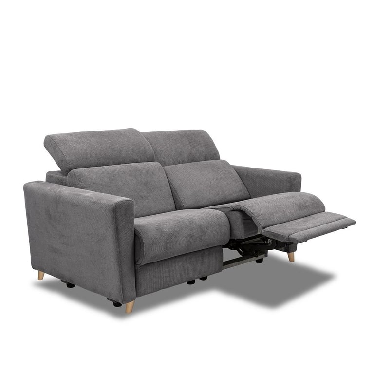 Produit similaire: Canapé 2 places relax électrique WAGRAM avec système zéro wall microfibre gris graphite
