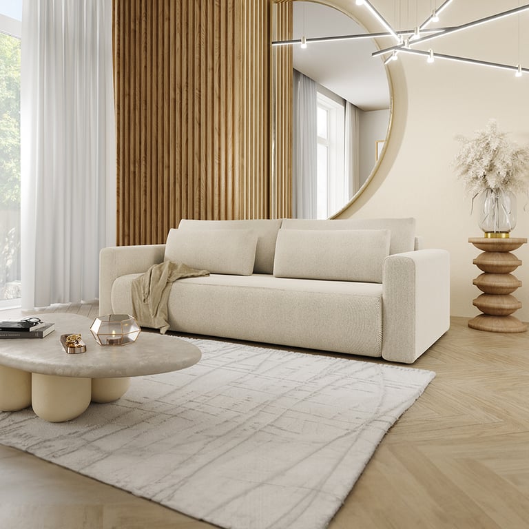 Produit similaire: evy - Canapé convertible Beige