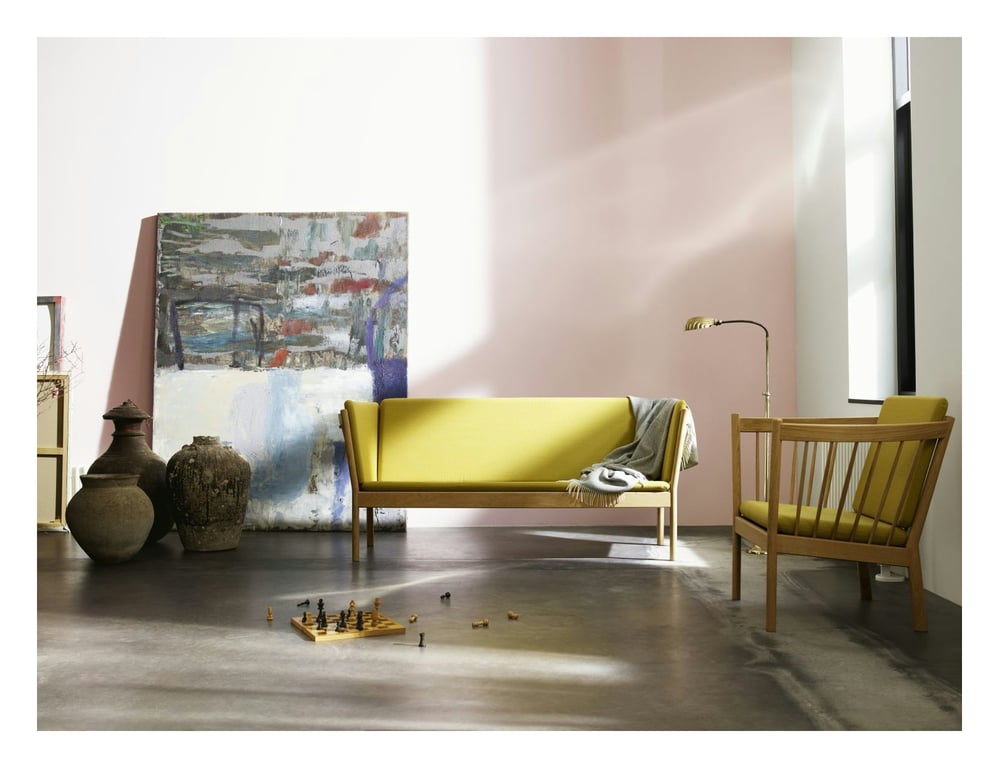 J148 Canapé - 2 places - anthracite - noir