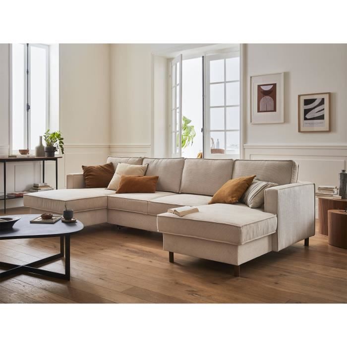 Produit similaire: Canapé Jake LISA DESIGN - Convertible Velours Côtelé  Beige