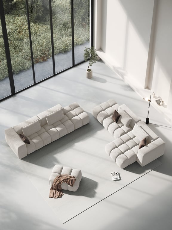 Produit similaire: Lorella - Canapé tweed Beige