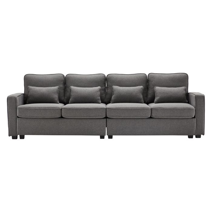 Produit similaire: EIFSON Canapé Lin Gris foncé, Simple et généreux, Canapé Relax 4 Places pour Salon et Appartement