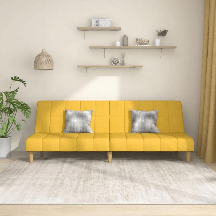 Produit similaire: Canapé-lit à 2 places jaune tissu 375831