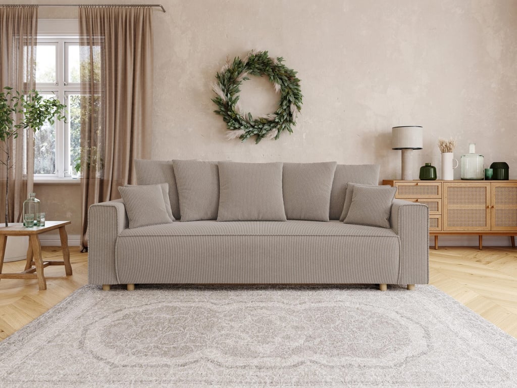 Produit similaire: Chartrons - Canapé convertible velours côtelé beige