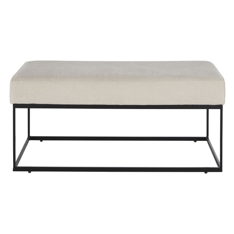 Banquette écrue et noire