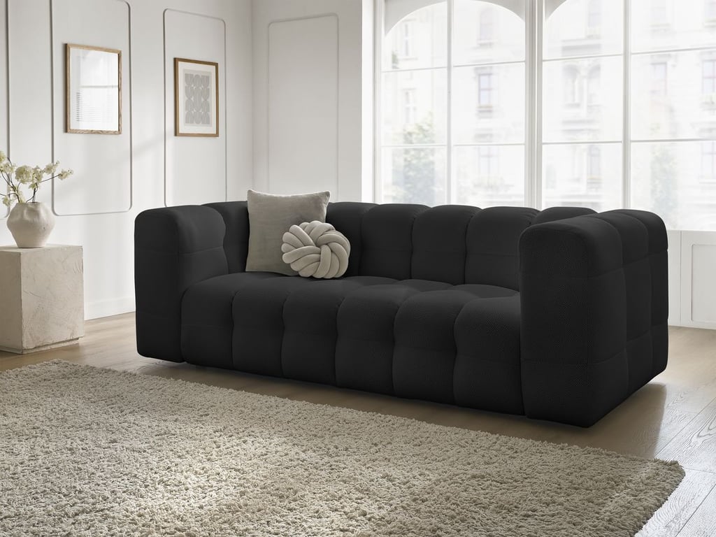 Produit similaire: Canapé droit fixe 3 places CLOUD tissu mesh noir BOBOCHIC