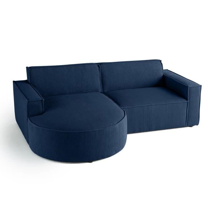 Produit similaire: Spiaggia - canapé d'angle gauche - 4 places - en velours côtelé - Bleu