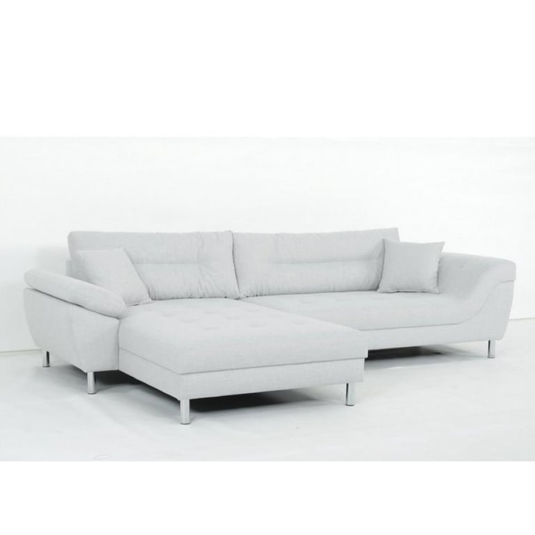 Produit similaire: Canapé d'angle Fixe gauche TIPIX tissu Bergamo gris clair