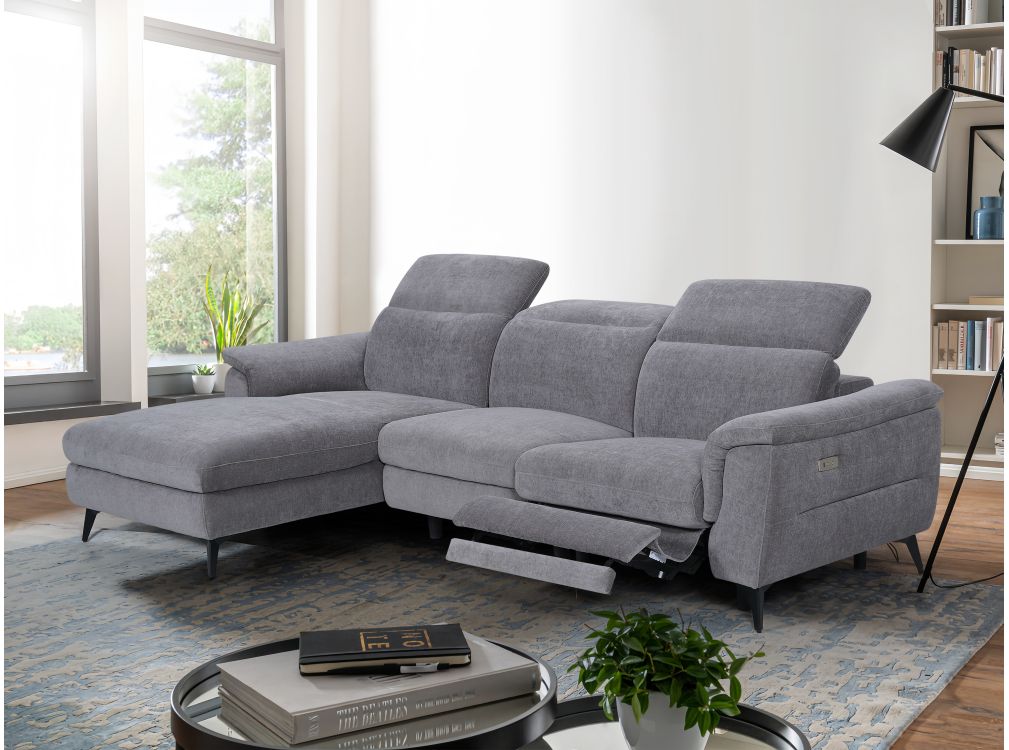 Produit similaire: Canapé d'angle de relaxation électrique SHELBY avec 1 assise relax