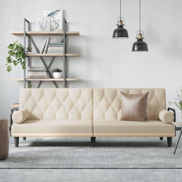 Produit similaire: Canapé-lit avec accoudoirs crème tissu 351940