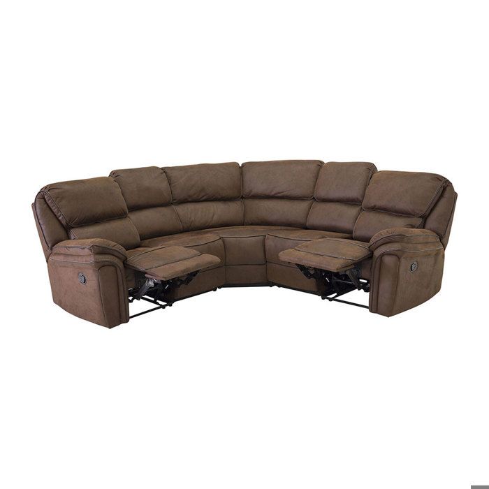 Produit similaire: Saranda Canapé d'angle inclinable, similicuir marron.