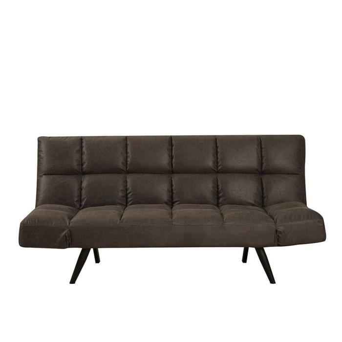 Produit similaire: Canapé convertible Timo - Livin24 - 2 places - Gris - Cuir écologique - Quotidien