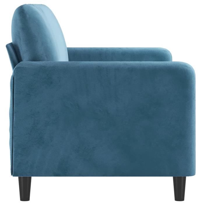 Produit similaire: Canapé à 2 places Bleu 140 cm Velours Qqmora xY3856