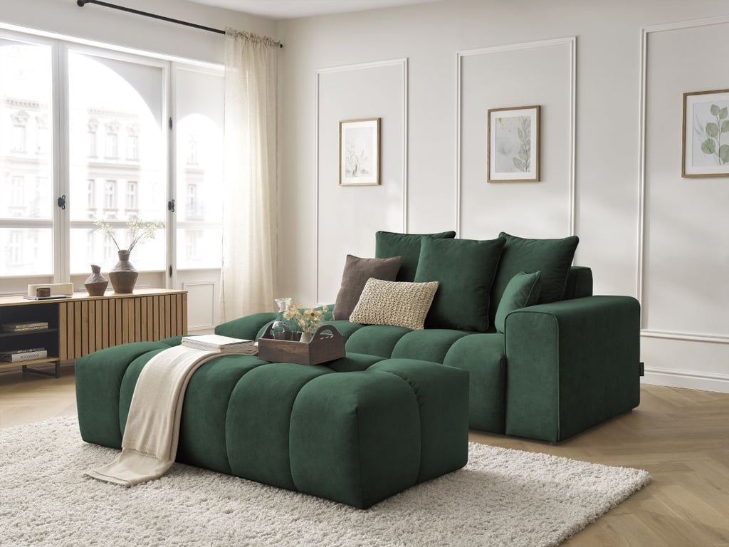 Produit similaire: Mont-Blanc canapé droit fixe 5 places velours vert