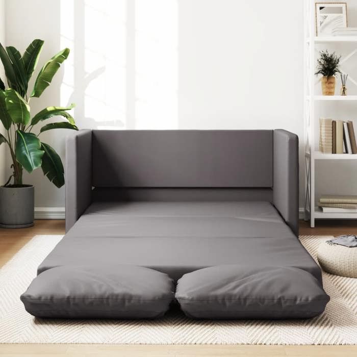 Produit similaire: Canapé Relax convertible CLOUD - Canapé-lit 2 en 1 gris 112x174x55 cm similicuir 9187