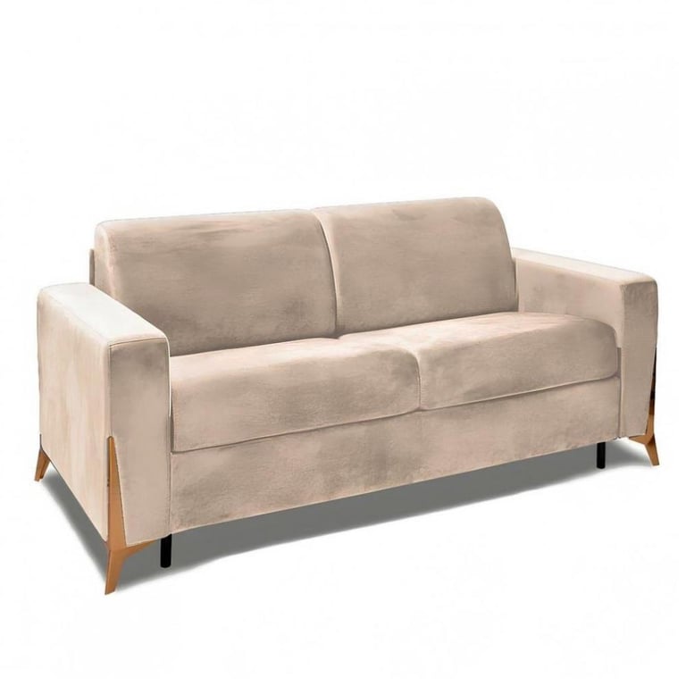 Produit similaire: Canapé 2-3 places CHESTERFIELD Convertible Express 160 cm sommier lattes matelas 16 velours gris éléphant