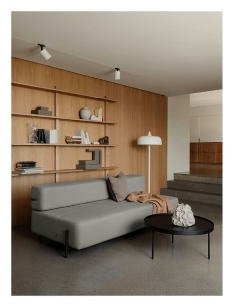 Daybe - Canapé convertible tissu beige