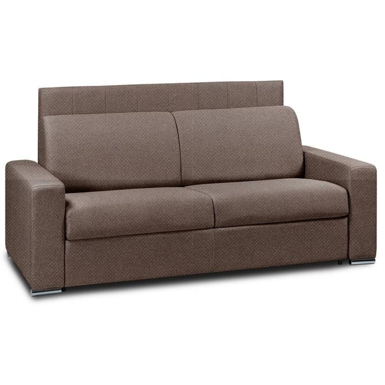 Produit similaire: Canapé lit Canapé express  lattes matelas mémory 22cm tête de lit intégrée velours marron