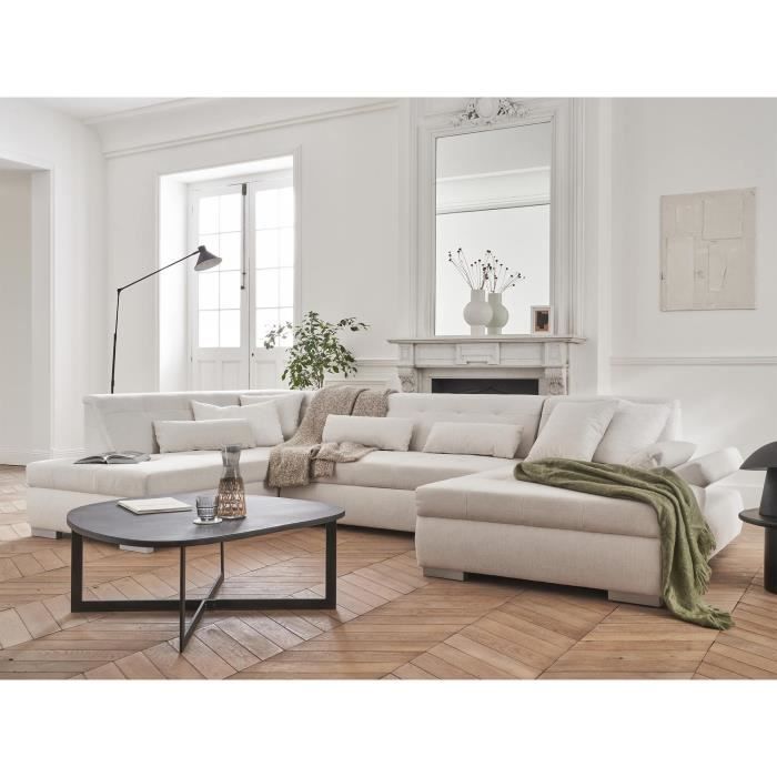 Produit similaire: Vermont - canapé panoramique d'angle gauche - 7 places - convertible - en tissu