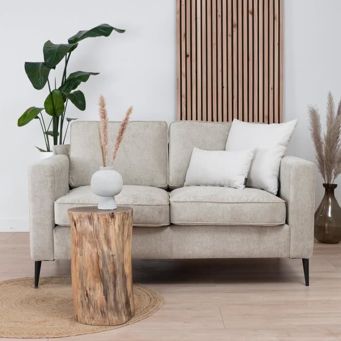 Produit similaire: Livin24  Canapé scandinave 2 places Orlando taupe