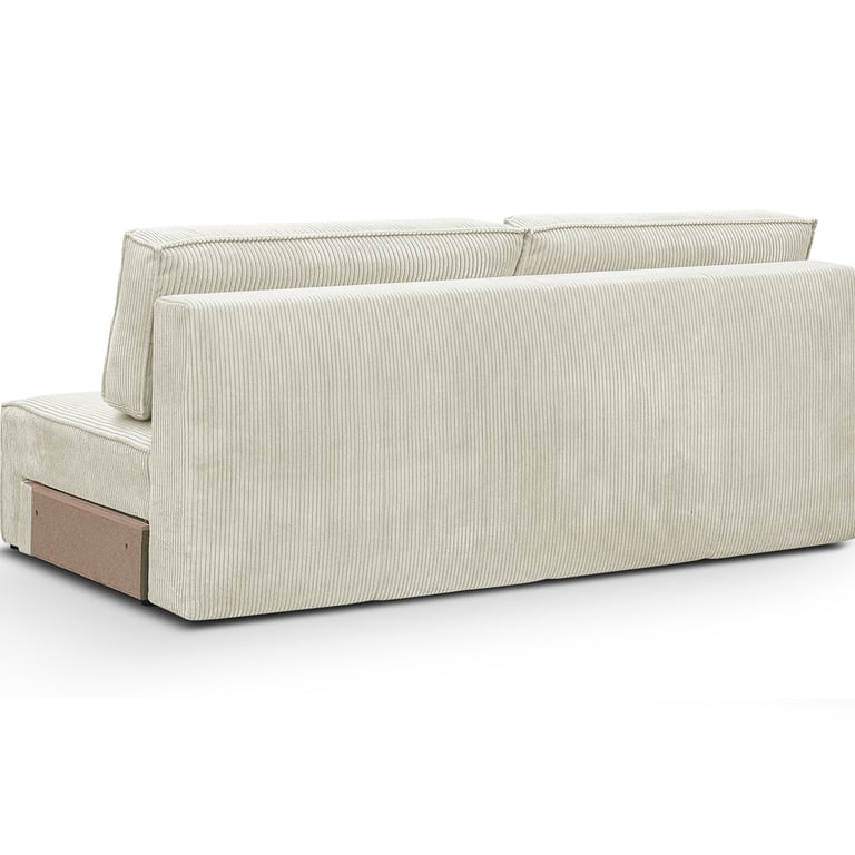 Produit similaire: harpert - Canapé convertible velours côtelé Beige
